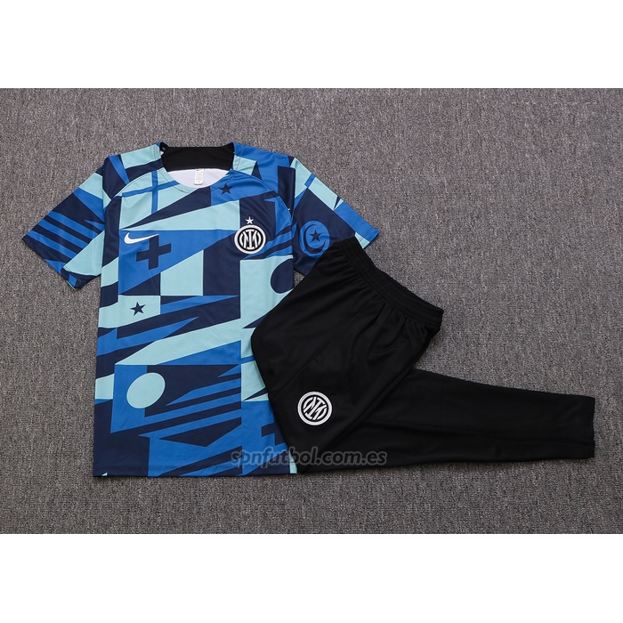 Chandal del Inter Milan Manga Corta 2022-2023 Azul